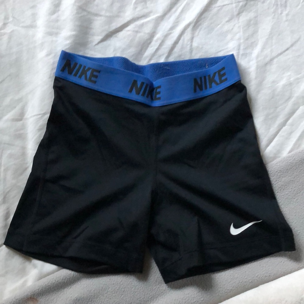 Black and Blue Nike Spandex/Shorts
